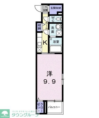 ヒルズ小平の物件間取画像