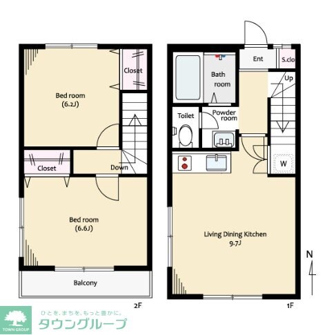 ベルーガ武蔵野の物件間取画像