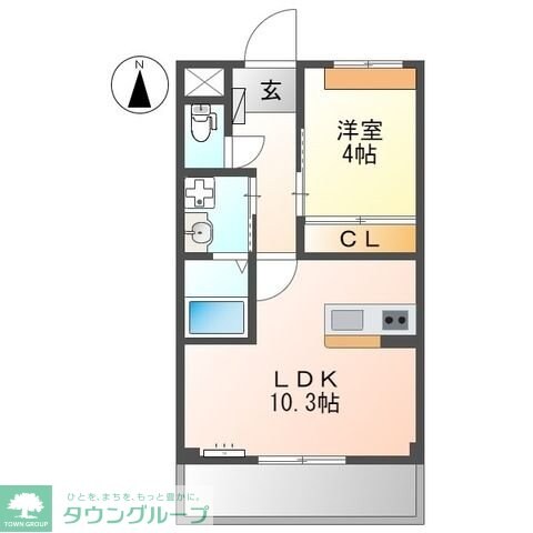 クレール(clair)の物件間取画像