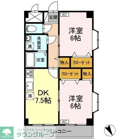 シャイニーヒルの物件間取画像