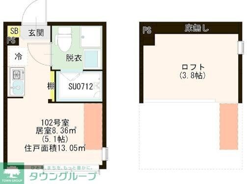 ハーモニーテラス関町北IIIの物件間取画像