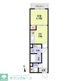 Jブラン関町の物件間取画像