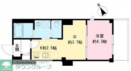 つむぎの杜 西荻みなみの物件間取画像