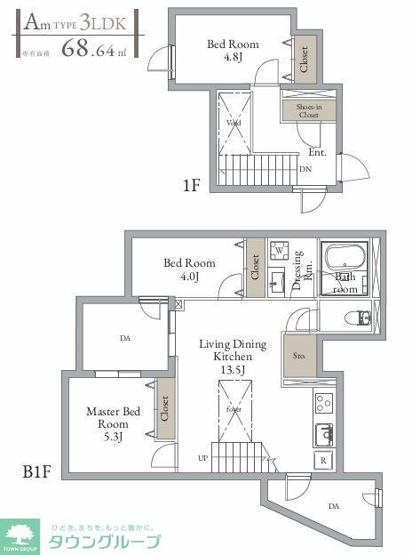 LiveFlat西荻窪の物件間取画像