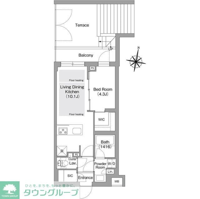 コンフォリア・リヴ東中野の物件間取画像