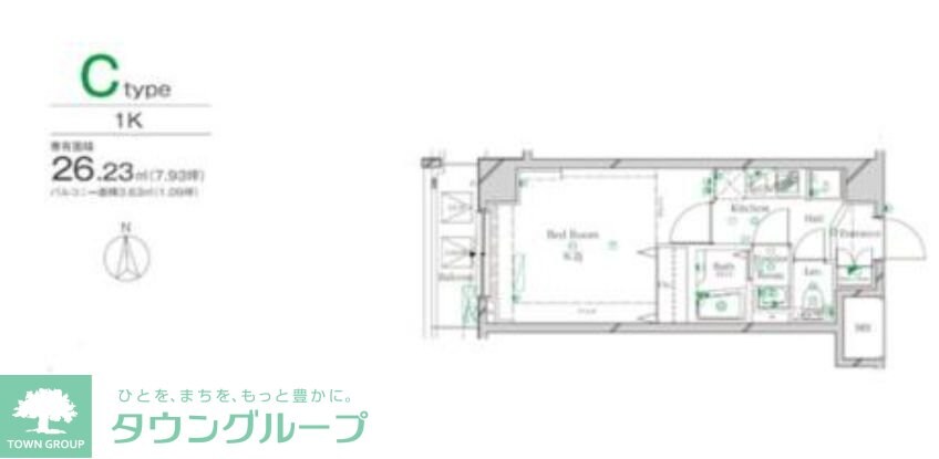 ラフィスタ武蔵関の物件間取画像