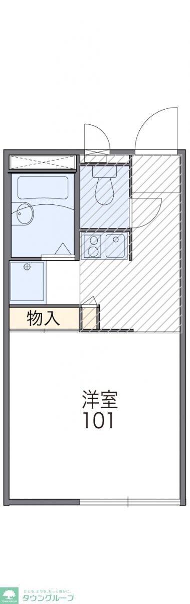 レオパレスヴィーブルの物件間取画像