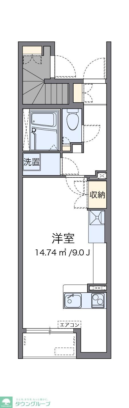 レオネクスト栄町記念公園の物件間取画像