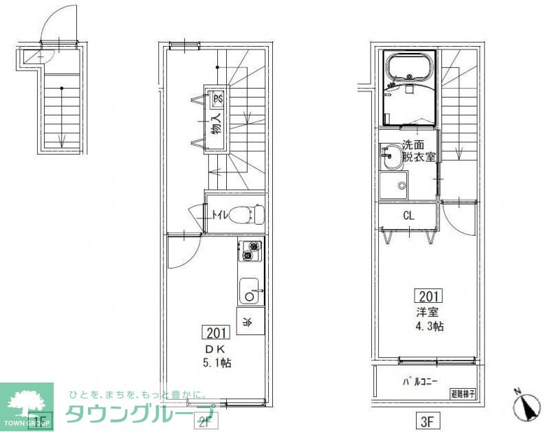 ソルナクレイシア吉祥寺の物件間取画像