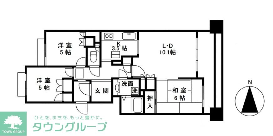 ハイセレサ田無本町シティタワーの物件間取画像