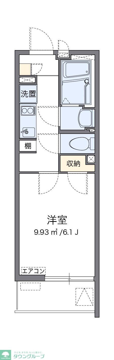 レオネクストローリエの物件間取画像