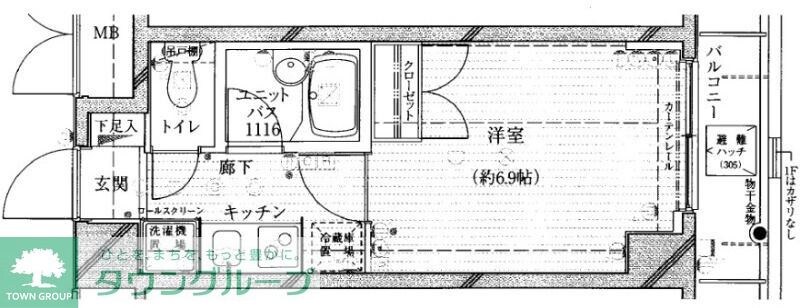 グランヴァン阿佐ヶ谷IIの物件間取画像
