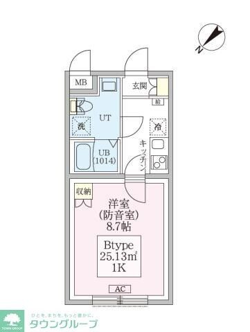 スカイラシクラス平和台の物件間取画像