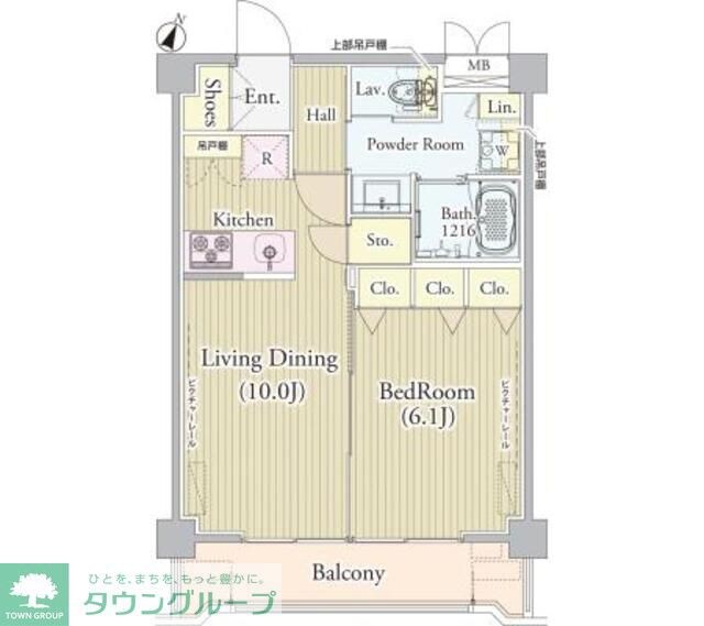 アンソレイユ氷川台の物件間取画像