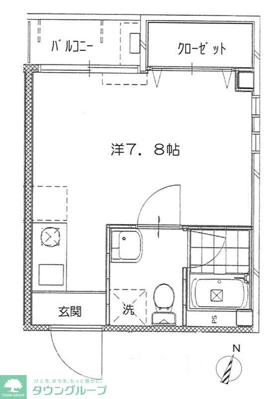ファブール中村橋の物件間取画像