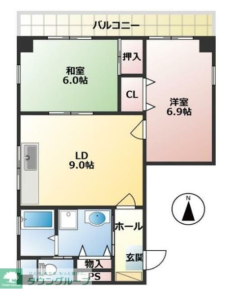 グレースマンションアイザワの物件間取画像