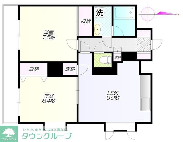 スカイパレス光が丘Aの物件間取画像