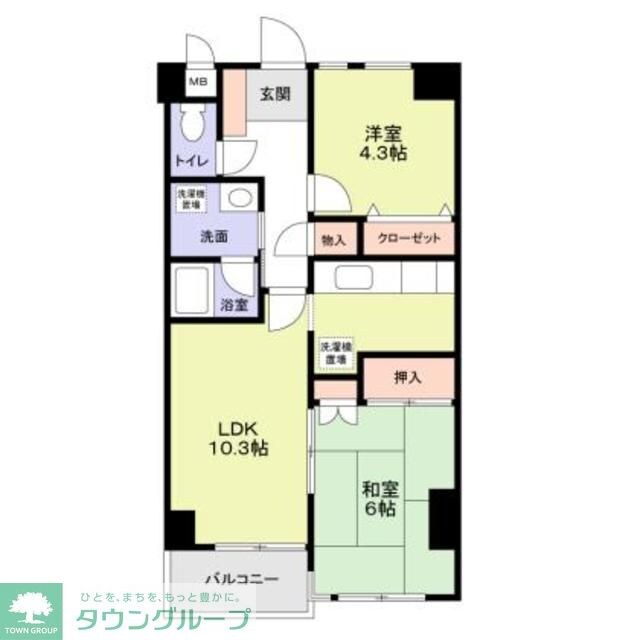 アドバンス江古田の物件間取画像