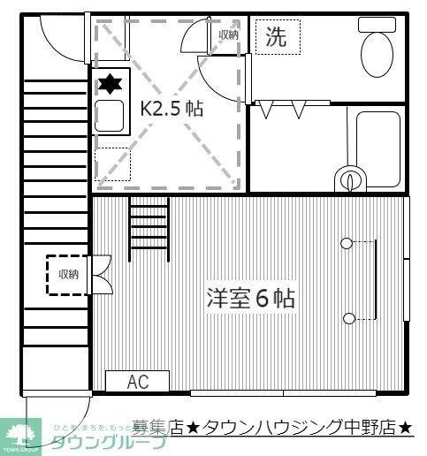 Lible中野の物件間取画像