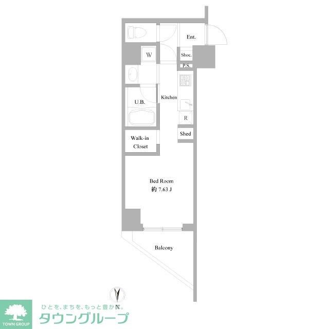 B CITY APARTMENT NAKANO EASTの物件間取画像