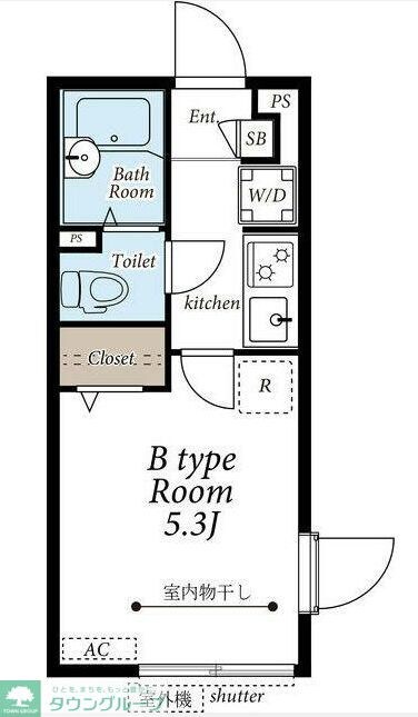 ルーエ御殿山の物件間取画像