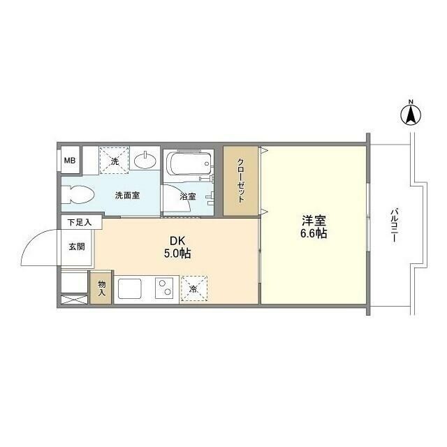 アザレアベニュー関根の物件間取画像