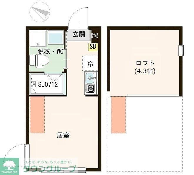 ハーモニーテラス白鷺IIの物件間取画像