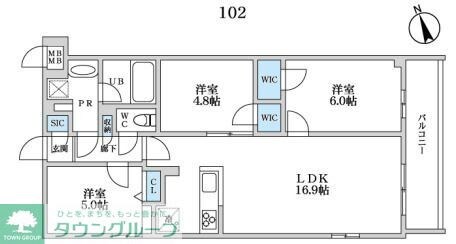 S-RESIDENCE富士見ヶ丘affordの物件間取画像