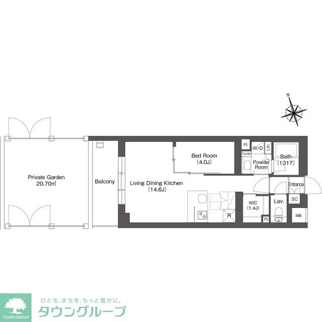 ルーウェ東大泉の物件間取画像