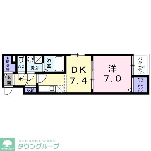 K.OレーベンIIの物件間取画像