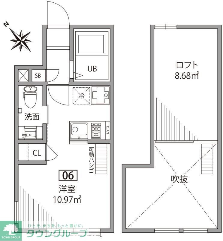 オギクボテラスの物件間取画像