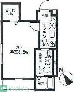 Residenza al picco レジデンツァアルピッコの物件間取画像