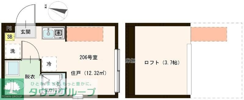 ソラニア上井草の物件間取画像