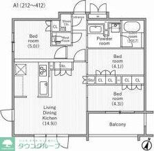 nidoSAKURAGAOKAの物件間取画像