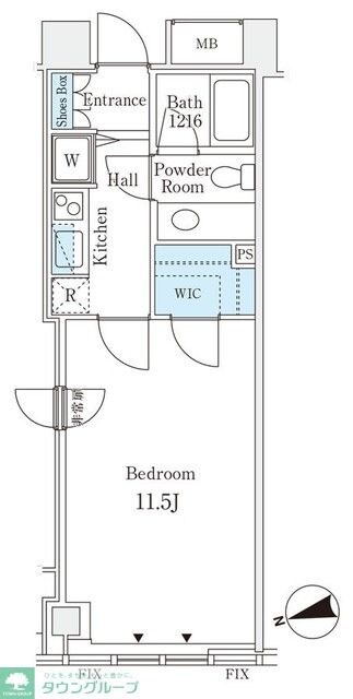 アクロスシティ中野坂上ハイツの物件間取画像