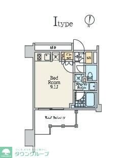 クレストコート中野富士見町の物件間取画像