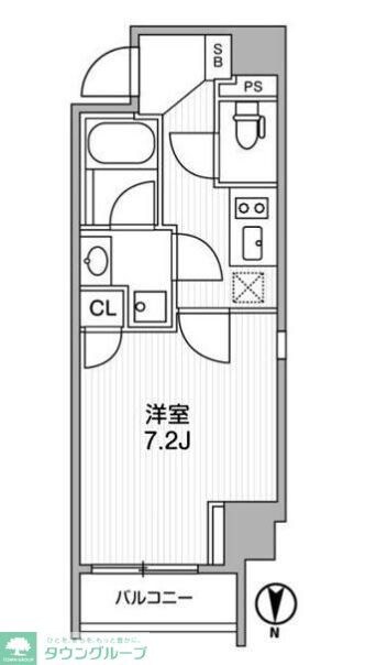 Lighthouse西新宿の物件間取画像