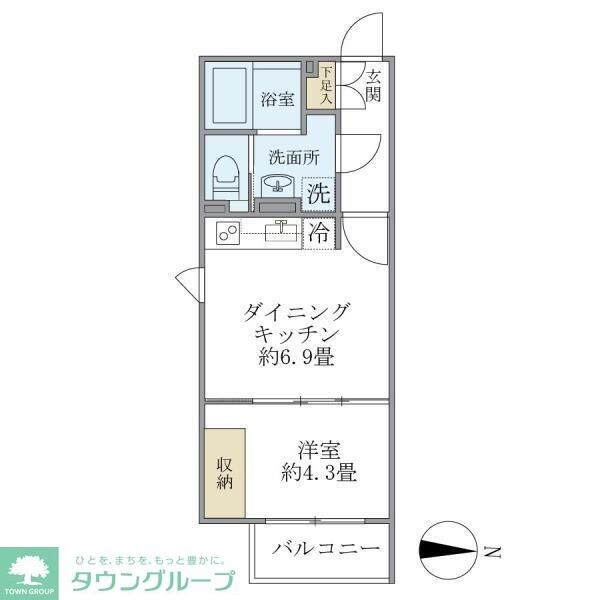 ALERO新中野IIの物件間取画像