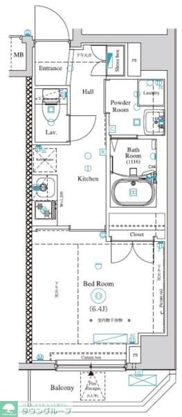 ARKMARK等々力の物件間取画像