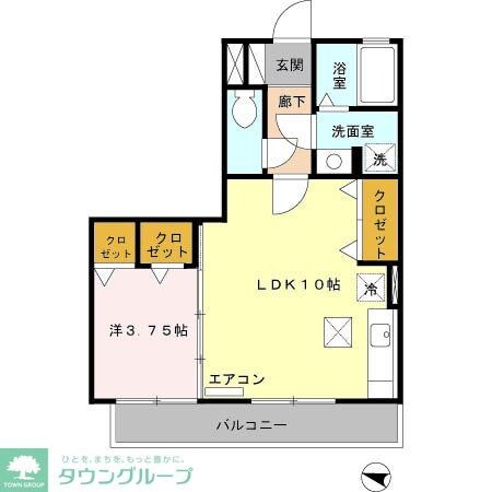 プランドールパレスの物件間取画像