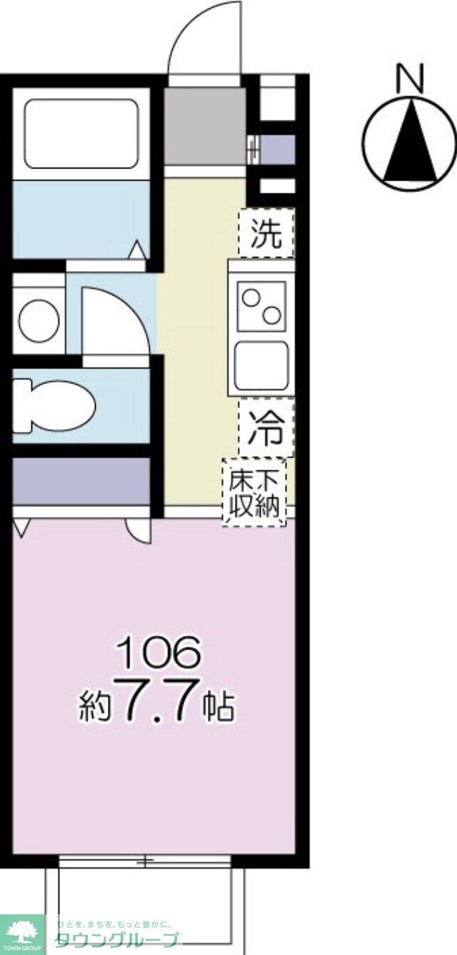 ヴィラージュエコの物件間取画像