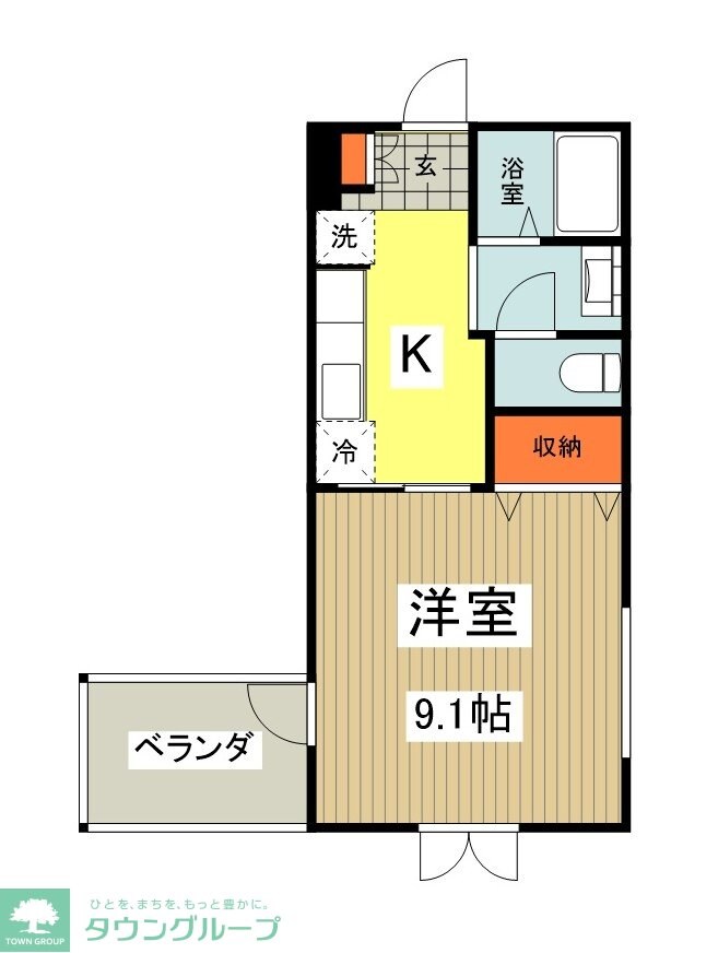 クリスタルブランカの物件間取画像