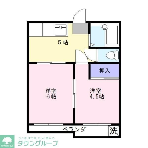 グリーンコート・パートIの物件間取画像