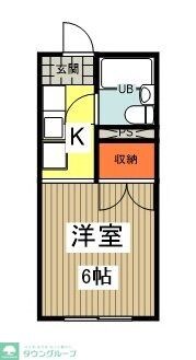 セントラルコーポN館の物件間取画像