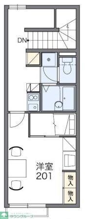 レオパレス大楽寺IIの物件間取画像