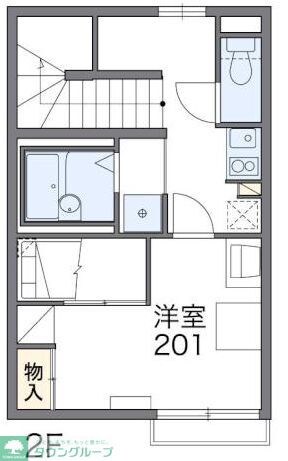 レオパレスアイビーコート8IIの物件間取画像