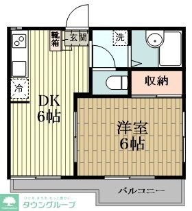 サンハイツの物件間取画像