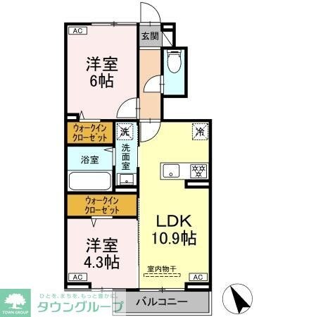 パーシモン グレイスの物件間取画像
