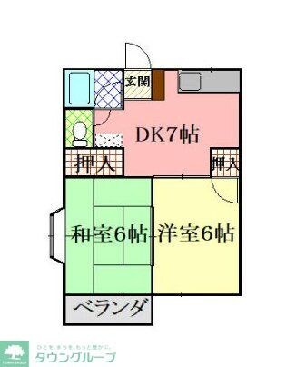 第1コーポ森田の物件間取画像