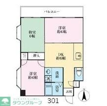 サンモール武蔵野の物件間取画像
